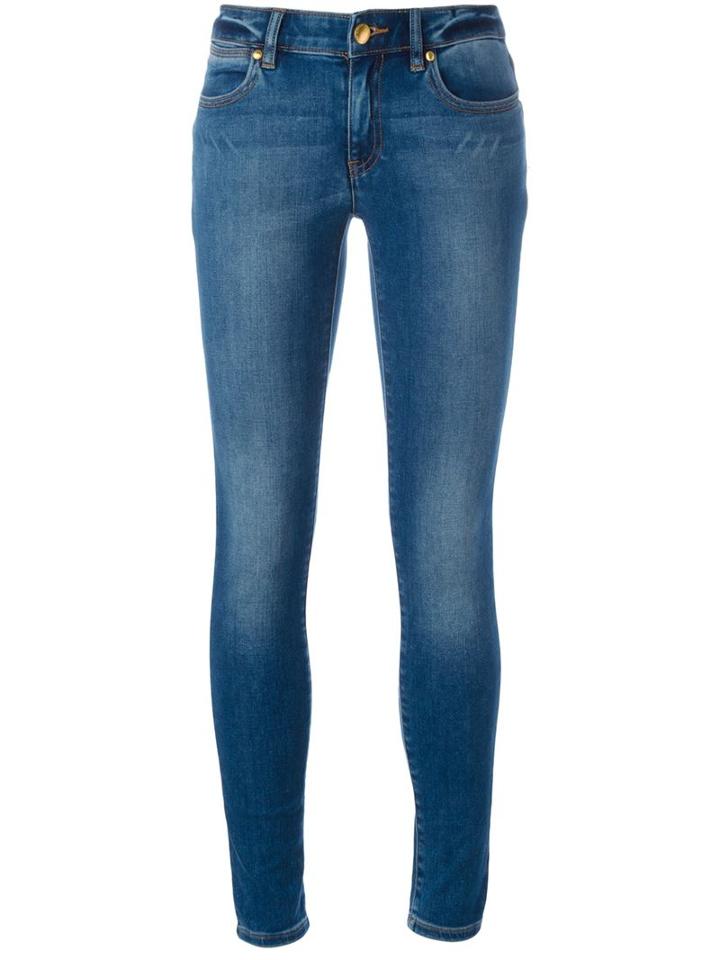 Michael Michael Kors Skinny Jeans, Women's, Size: 0, Blue, Cotton/polyester/spandex/elastane
