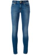 Michael Michael Kors Skinny Jeans, Women's, Size: 0, Blue, Cotton/polyester/spandex/elastane