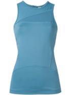 Adidas By Stella Mccartney Fitness Tank Top, Women's, Size: Small, Blue, Polyamide/polyester/spandex/elastane