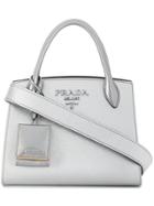 Prada Bibliotheque Tote Bag - Metallic