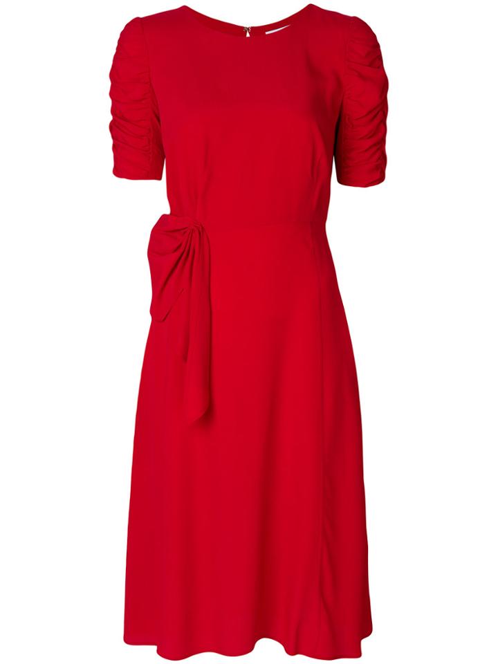 P.a.r.o.s.h. Ruched Slim-fit Dress - Red