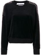 Iro Studded Sleeve Sweatshirt - Black