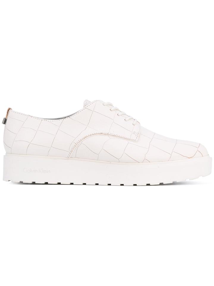 Calvin Klein Lace-up Sneakers - White