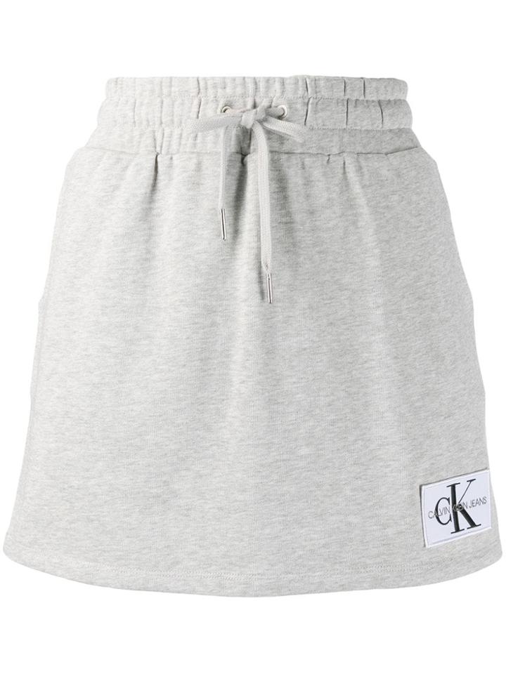 Calvin Klein Jeans Casual A-line Skirt - Grey