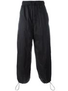 Craig Green Punch Hole Track Pants, Adult Unisex, Size: Medium, Black, Nylon
