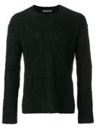 Paolo Pecora Floral Striped Crew Neck Sweater - Multicolour