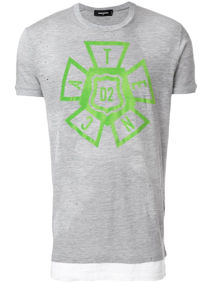 Dsquared2 Caten Logo T-shirt - Grey
