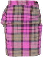 Vivienne Westwood Anglomania Alcoholic Mini Skirt - Pink & Purple
