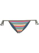 Dvf Diane Von Furstenberg Striped Bikini Bottoms - Multicolour