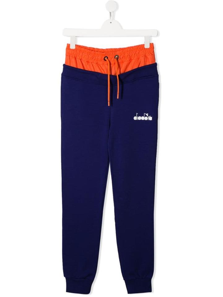 Diadora Junior Logo Trousers - Purple