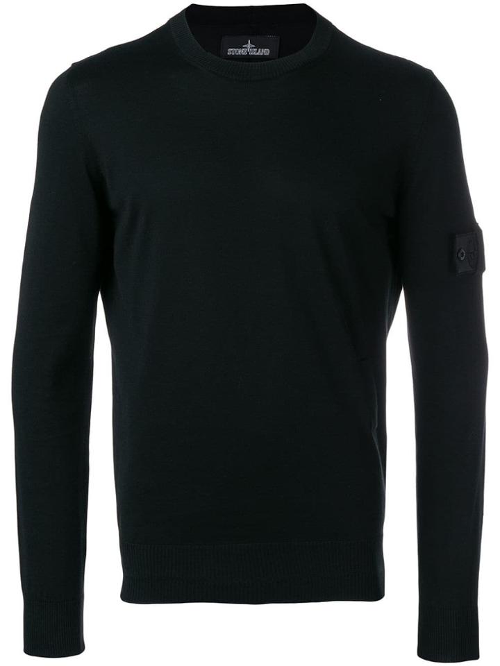 Stone Island Shadow Project Crewneck Sweater - Black