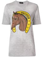 Dsquared2 Horse Print T-shirt - Grey