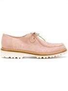Unützer Lace-up Detail Loafers - Pink & Purple