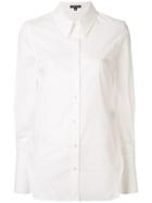Ann Demeulemeester Plain Fitted Shirt - White