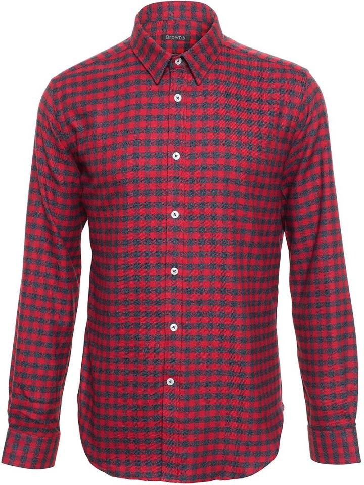 Browns Checked Cotton Shirt