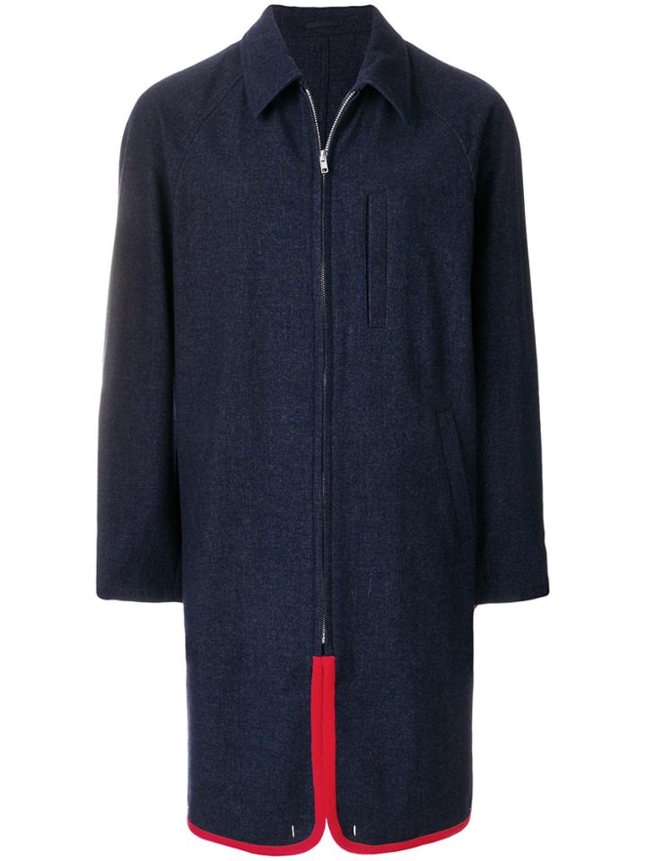 Comme Des Garçons Vintage 1999 Boxy Coat - Blue