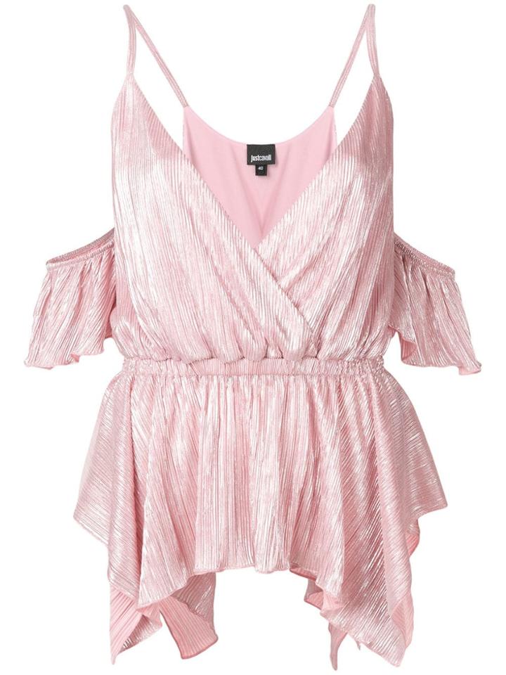 Just Cavalli Wrap Top - Pink