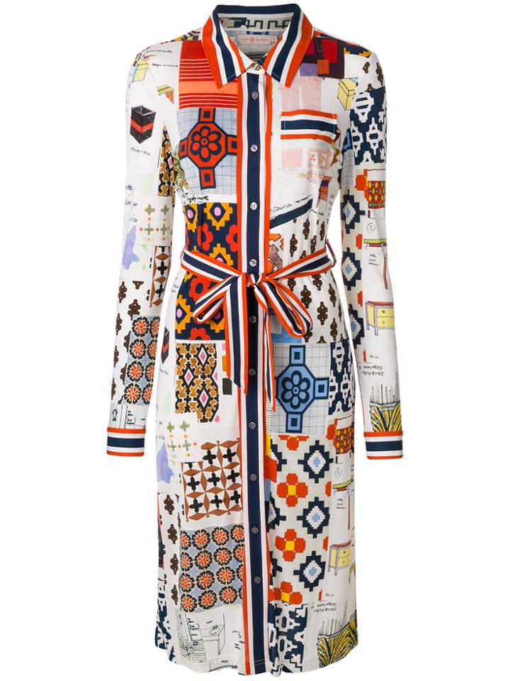 Tory Burch Scrapbook Shirt Dress - Multicolour