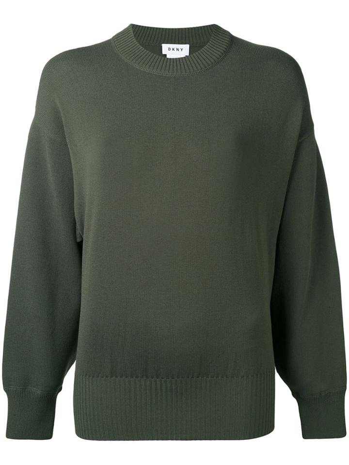 Dkny Open Back Jumper - Green