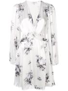 Ganni Cameron Floral Print Dress - White