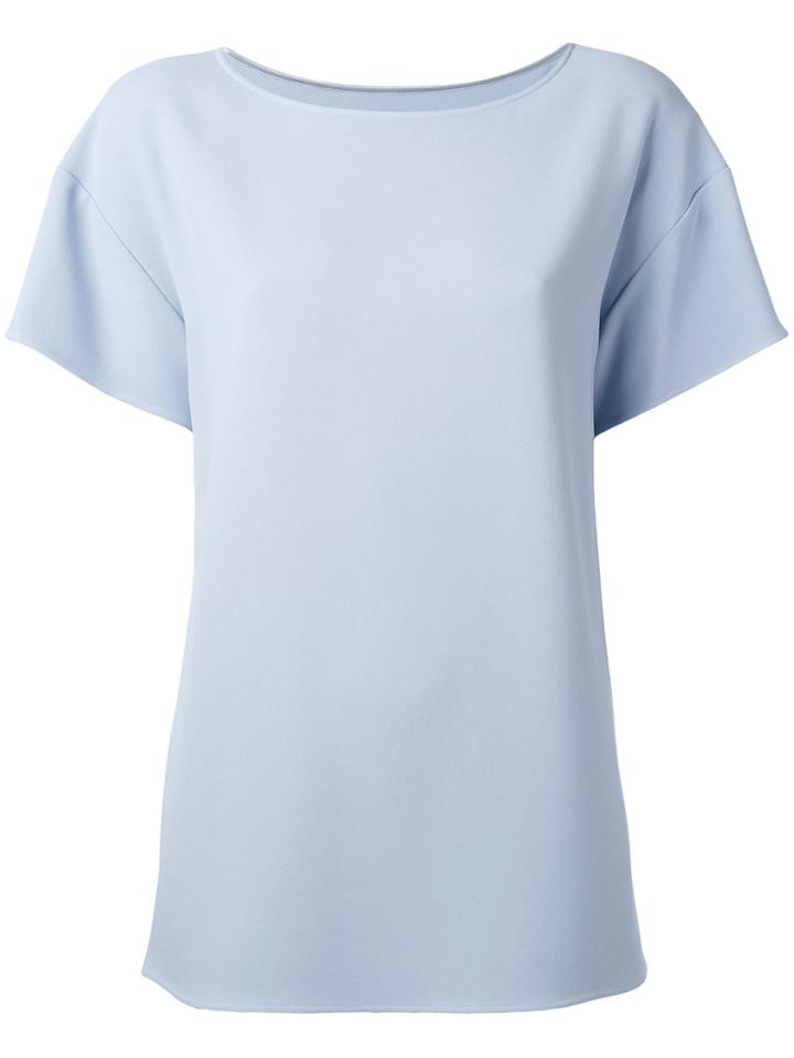 Dolce & Gabbana Boat Neck T-shirt - Blue