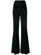 Elie Saab High-waisted Flared Trousers - Black