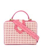 Mehry Mu Pink & Cream Fey Bamboo Box Bag - Pink & Purple