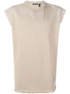 Helmut Lang Raw Edge Sleeveless Sweatshirt - Neutrals