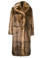 Kwaidan Editions Faux Fur Jacket - Brown