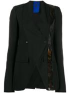 Ilaria Nistri Stripe Detailed Blazer - Black