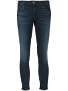 3x1 Cropped Jeans, Women's, Size: 28, Blue, Cotton/polyester/spandex/elastane