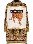 Versace Vers Leopard Cape Blk Gld - A76v Multicoloured