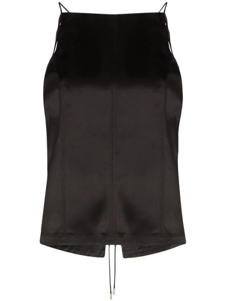 1017 Alyx 9sm Halterneck Satin Top - Black