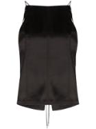 1017 Alyx 9sm Halterneck Satin Top - Black