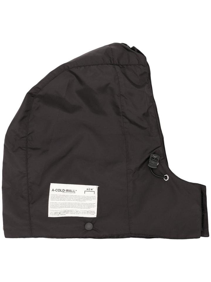 A-cold-wall* Logo Patch Hood - Black