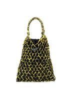 Prada Fishnet Satchet - Black