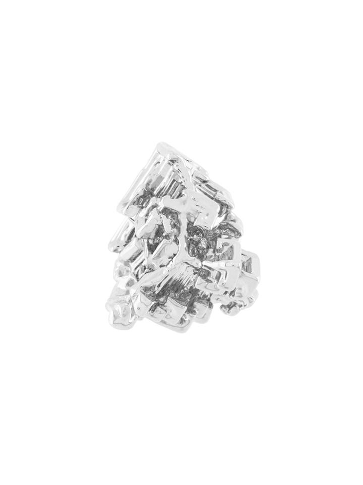Coup De Coeur Vortex Single Stud Earring - Metallic