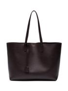 Saint Laurent Burgundy Red Shopping Leather Tote Bag