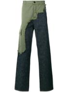 Loewe Asymmetric Cargo Jean Trousers - Blue