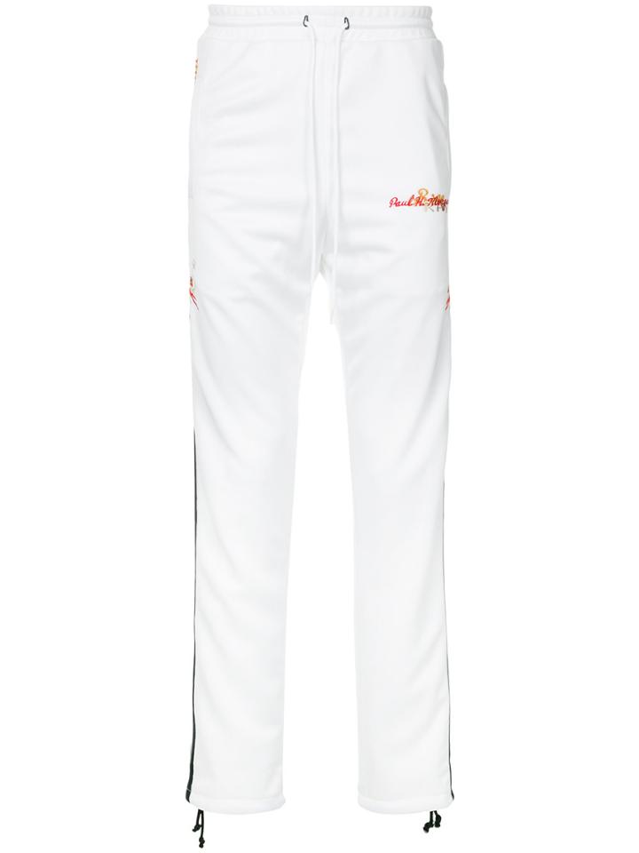 Doublet Side Embroidered Track Trousers - White