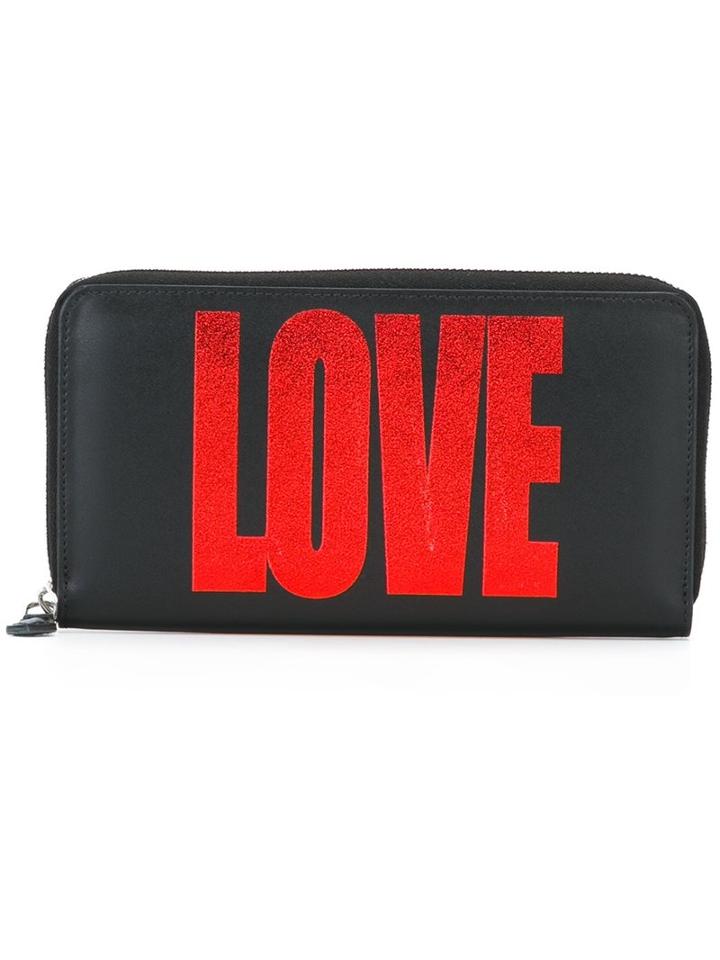 Givenchy Love Print Zipped Wallet