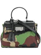 Moschino Camouflage Shoulder Bag - Green