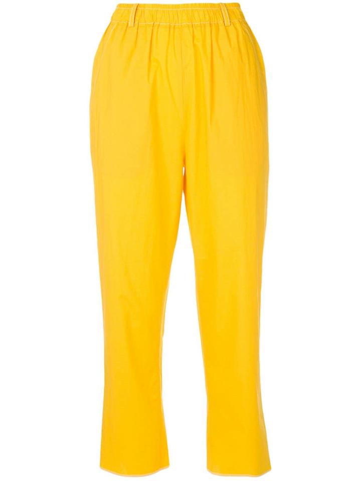 Sara Lanzi Elasticated Trousers - Yellow