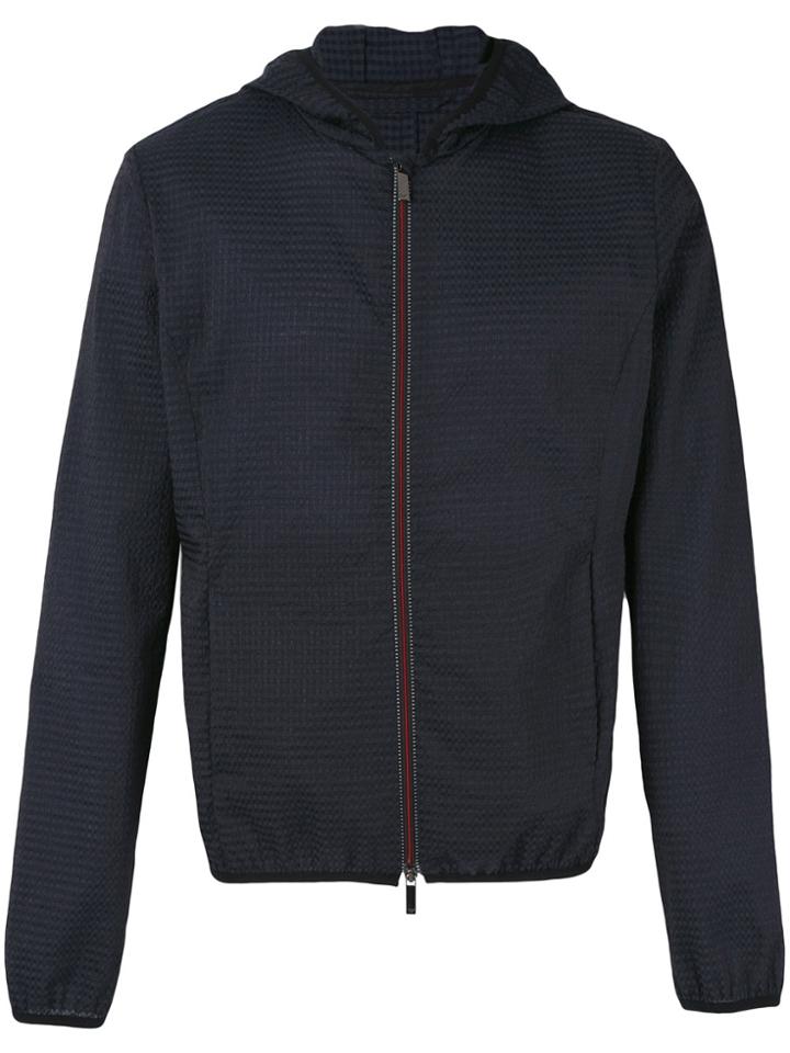 Emporio Armani Hooded Jacket - Blue