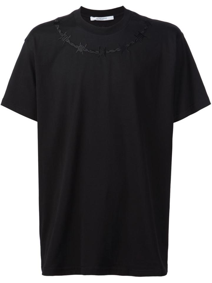 Givenchy Barbed Wire Embroidered T-shirt
