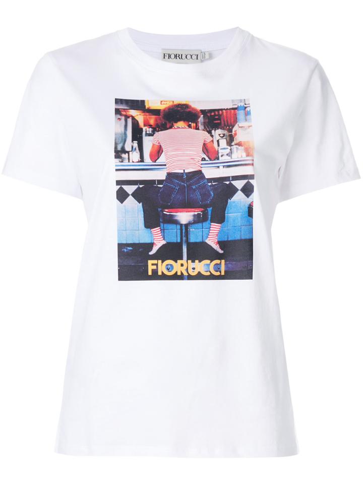 Fiorucci Photo Print T-shirt - White