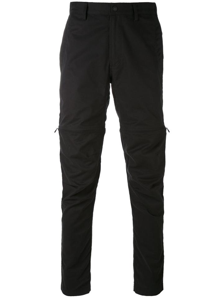 Maharishi Zipped Leg Trousers - Black