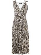 Andamane Leopard Print Dress - Neutrals
