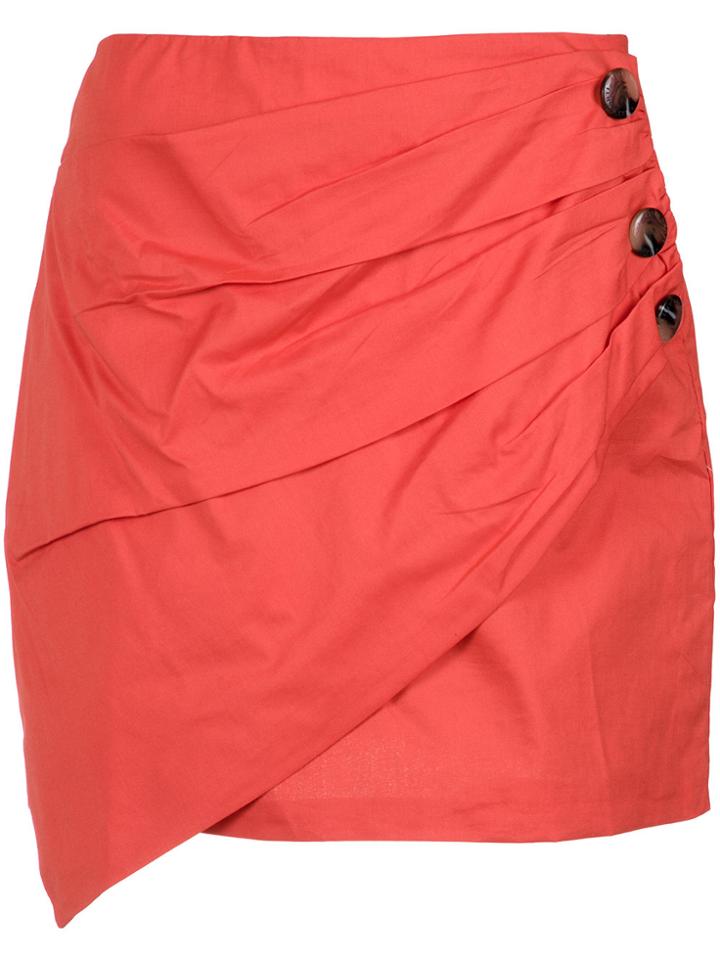 Versace Collection Embroidered Skirt - Green
