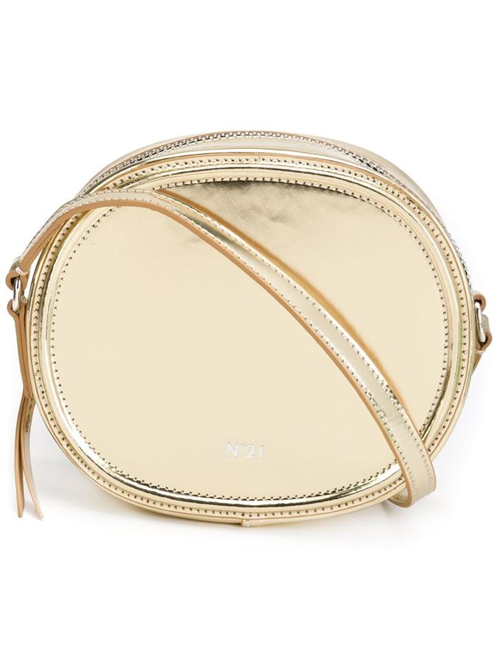 No21 Round Crossbody Bag, Women's, Yellow/orange